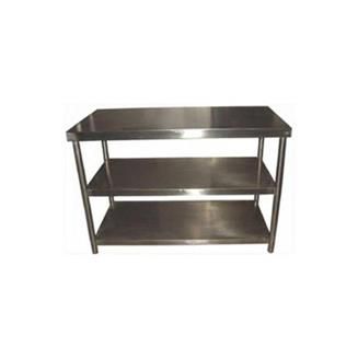 Rectangular Polished Stainless Steel Pre Preparation Table