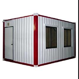 Rectangular Portable Security Cabin, Country of Origin: Made in India