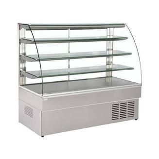 Rectangular Ss Display Counter For Restaurant Warranty 1 Year