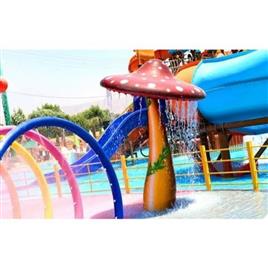 Red And Yellow Water Park Mushroom Umbrella, Usage/Application: Water Parks