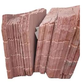 Red Sandstone Agra Red In Gwalior Tirupati Balaji Gangsaw Gwalior Stone, Form: na