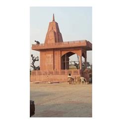 Red Sandstone Outdoor Temple, Color: Red