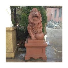 Red Sandstone Statue