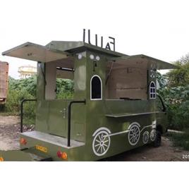 Restaurant Mobile Food Truck, Material: Mild Steel