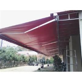 Retractable Motorized Awning, Material: PVC/PVDF Coated