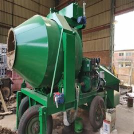 Reversible Mixer 400 With Motor And Diesel Engine, Capacity: 6-8 cum / hr