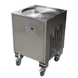 Round Pan Rolled Ice Cream Machine