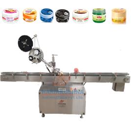 Round Top And Bottom Sticker Labeling Machine, Speed: (Speed depends on label and products size)