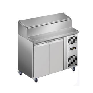 Salad Counters Frost Free Static Classic Series Ss 430 Csh2000800 - Stainless Steel, 2000x800mm, Frost-Free, Static Cooling, R134a Refrigerant