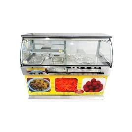 Samosa Kachori Steel Service Counter, Led Lighting: Yes