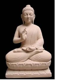 Sandstone Buddha Statue, Material: sandstone marble