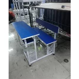 School 3 Seater Desk Bench, Seating Capacity: 3 Seater