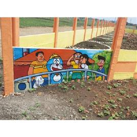 School Compound Wall, Material Grade: M 25