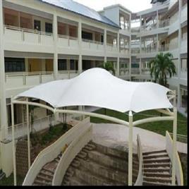 School Tensile Structure, Color: White