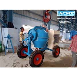 Semi Automatic Hand Fed Concrete Mixer