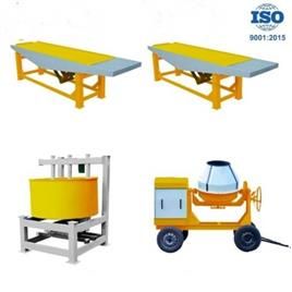 Semi Automatic Interlocking Paving Block Making Machine