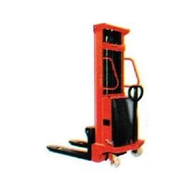 Semi Electric Stacker In Noida Mhe Hydraulic Equipments, Minimum Fork height: 90 mm