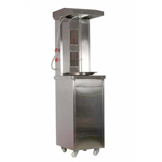 Shawarma Machine Double Burner Gas Type Full Ss