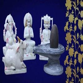 Shiv Privar Statue In Alwar Garima Marble Murti Art