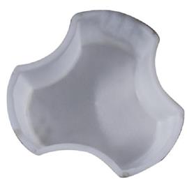Silicon Plastic Paver Block Mould Thickness 60 Mm, Color: White