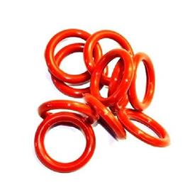 Silicone O Ring, Color: Red