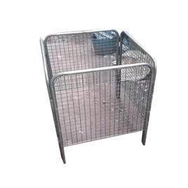 Silver Chrome Finish Metal Dump Bin In Delhi Mahesh Fabricators