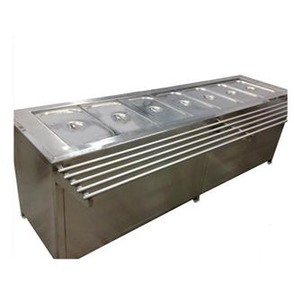 Silver Food Bain Marie Counter
