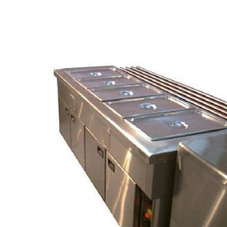 Silver Hot Bain Marie For Restaurant Hotel