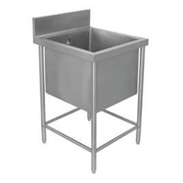 Silver Single Sink, Material: Stainless Steel