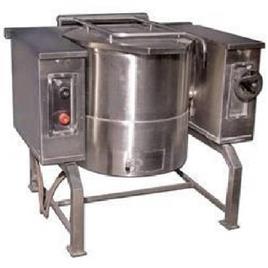 Silver Stainless Steel Bulk Cooker For Restaurant, Capacity: 25 To 200 Ltrs Capacity