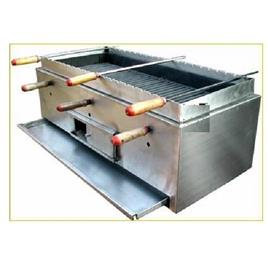 Silver Stainless Steel Charcoal Grill