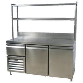 Silver Stainless Steel Service Counters, Top Workbench: Stainless Steel