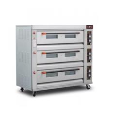 Single Gas Pizza Oven 3Deck 6Tray