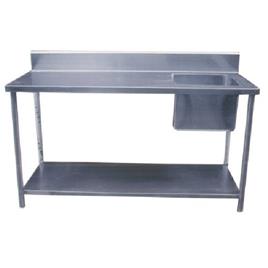 Single Sink Unit With Undershelf