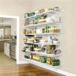 Single Tier Wall Mounted Shelves, Material: Stainless Steel