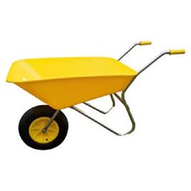 Single Wheel Barrow 7, Color: Yellow