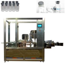 Six Head Vial Filling With Rubber Stoppering Machine