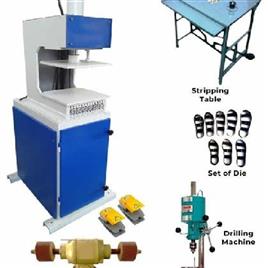 Slipper Making Machine Set, Raw Material: Rubber Sheets