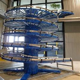 Spiral Roller Conveyor In Gurugram Bharatq Conveyors Components, Color: As per requirement