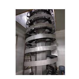 Spiral Vertical Conveyor System, Roller Material: Steel