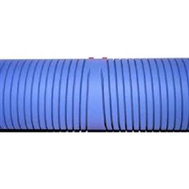 Spreader Grooved Rubber Roller, Color: Blue