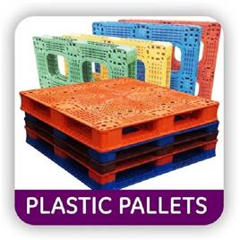 Square Plastic Pallets, Color: Green