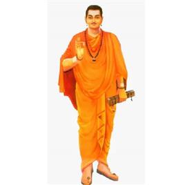 Sri Guru Basaveshwara Statue Marble, Posture: Standing