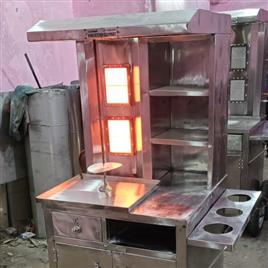 Ss Almirah Type Shawarma Machine, Electrical Power Supply: Gas Operated