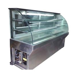 Ss And Glass Cold Display Counter, Power Source: Electric