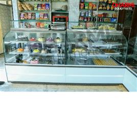 Ss And Glass Sweet Freezer Counter, Country of Origin: Made in India
