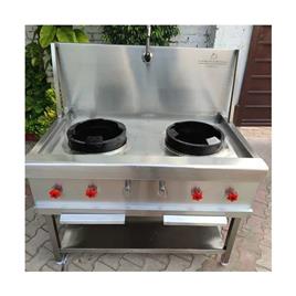 Ss Chinese Gas Range 2 Burner, Road Permit Or  Way Form: na