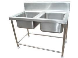 Ss Double Sink Unit