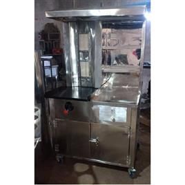 Ss Gas Operated Almirah Type Shawarma Machine