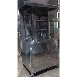 Ss Gas Operated Cabinet Type Shawarma Machine With 2 Imported Burner